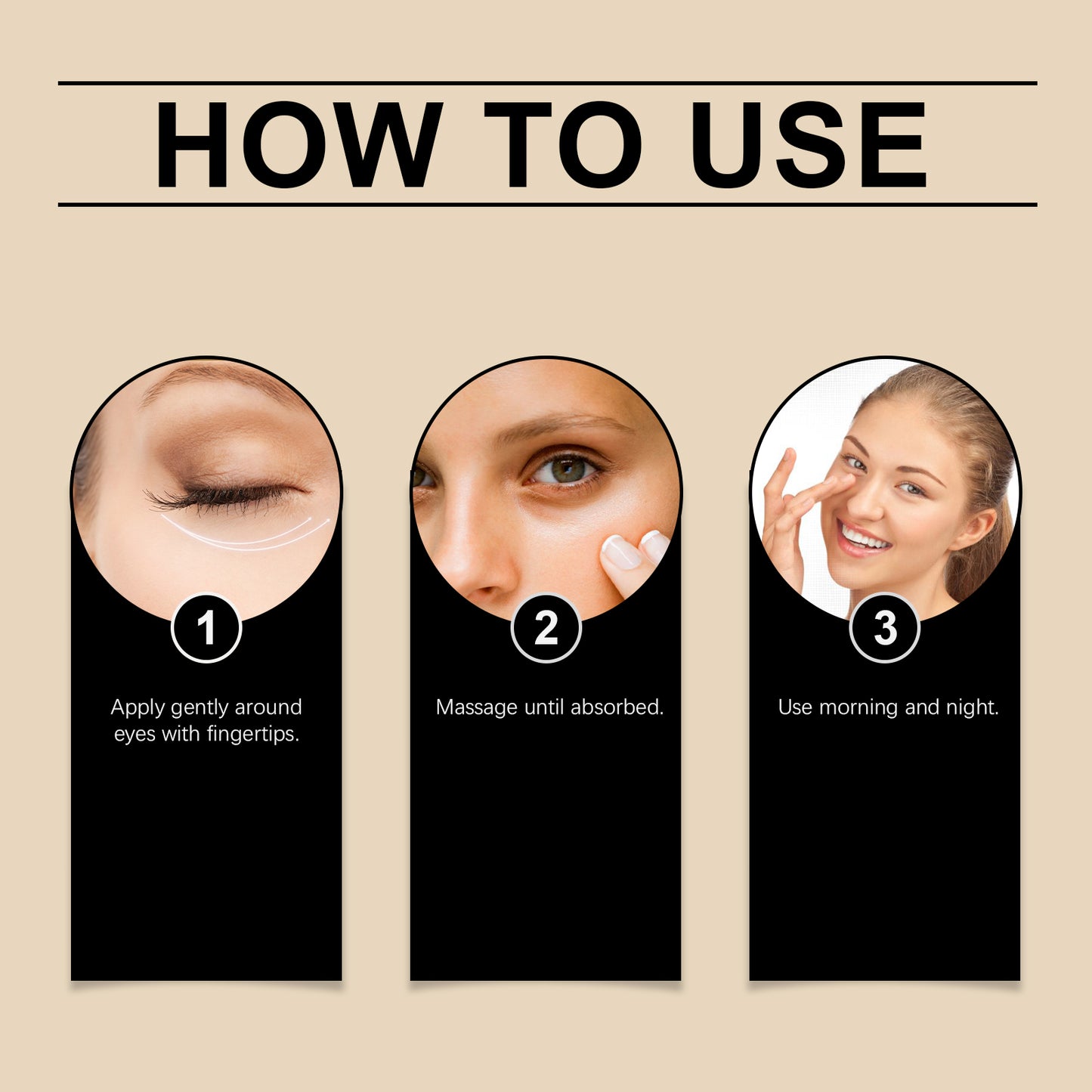 Hoygi Retinol Eye Cream: Fade Fine Lines, Nourish, Hydrate & Daily Care
