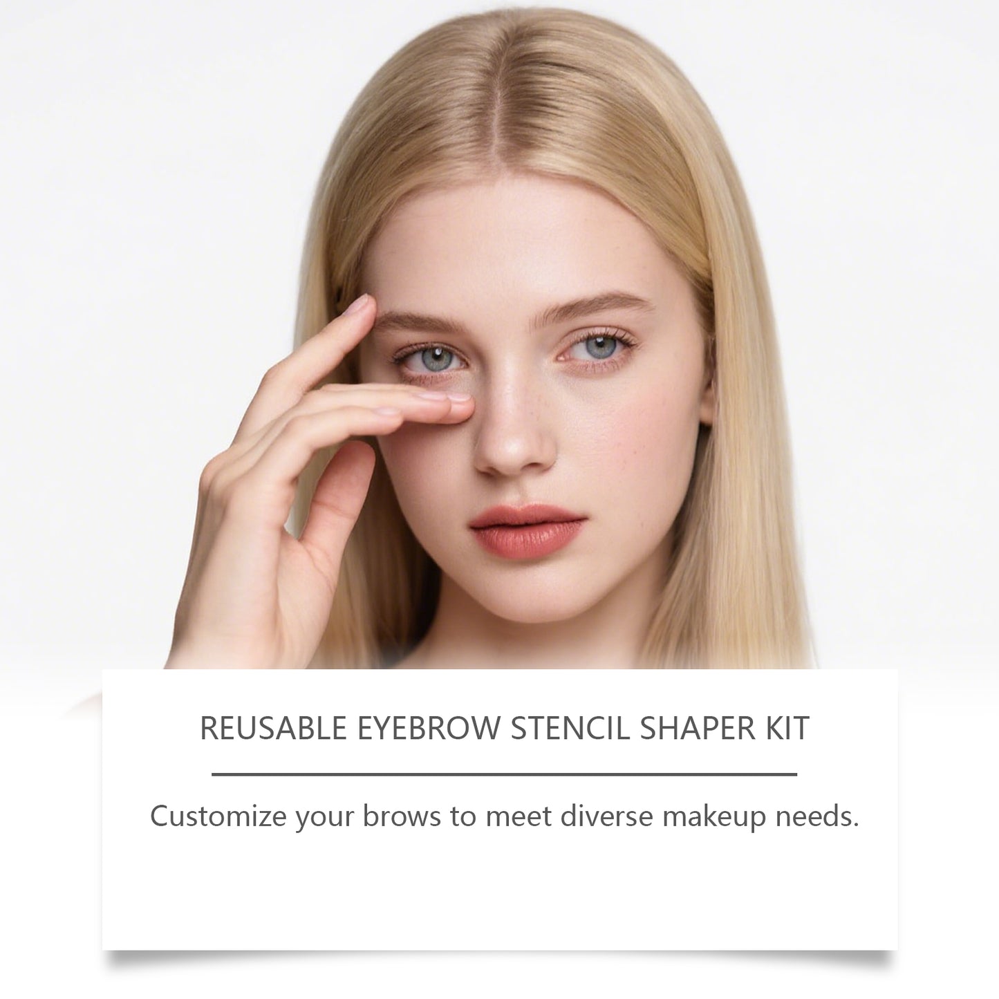 TORVIKX Eyebrow Stamp Stencil Kit – Lazy-friendly Brow Filling, Waterproof & Sweatproof!