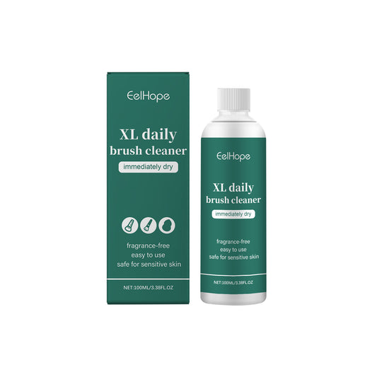 Eelhope Makeup Brush Cleaner – Removes cosmetic residues, for daily care, with mild ingredients, portable and easy to use.