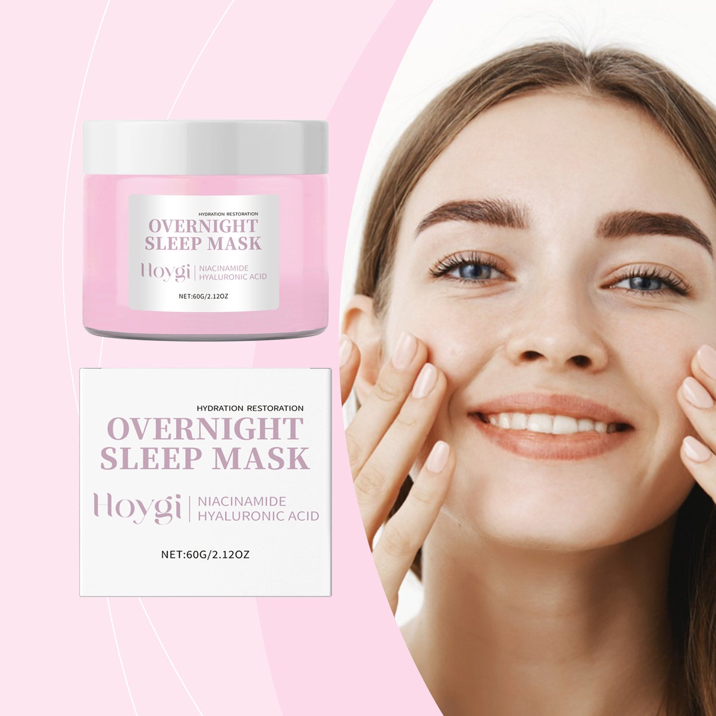 Hoygi Niacinamide Sleeping Moisturizing Mask – Night Care for Elastic, Smooth, Delicate & Hydrated Skin