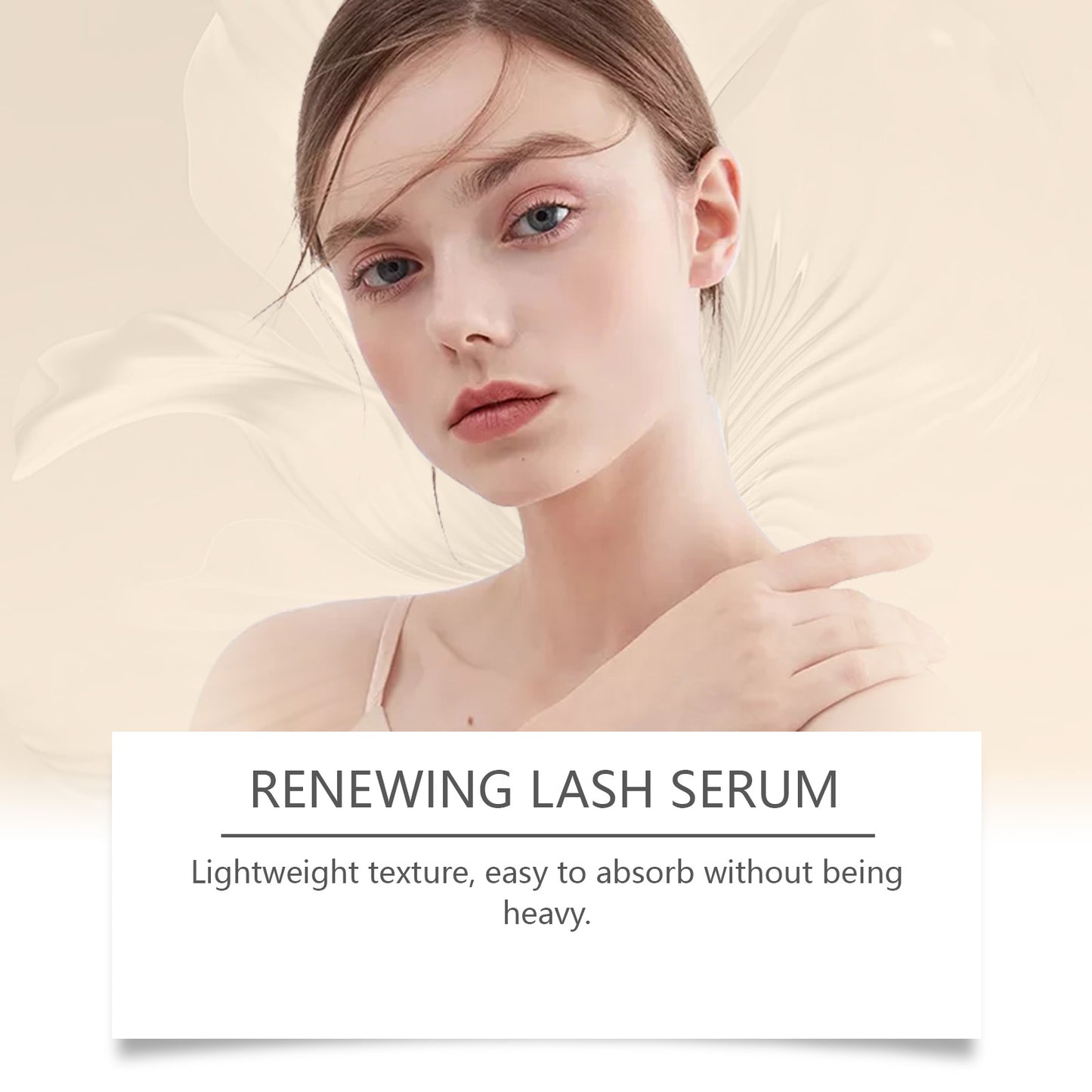 OUHOE Mascara Serum – Gentle, Nourishing, for Curled, Lengthened & Natural Lashes. Daily, Portable, Long-Wearing Lash Care