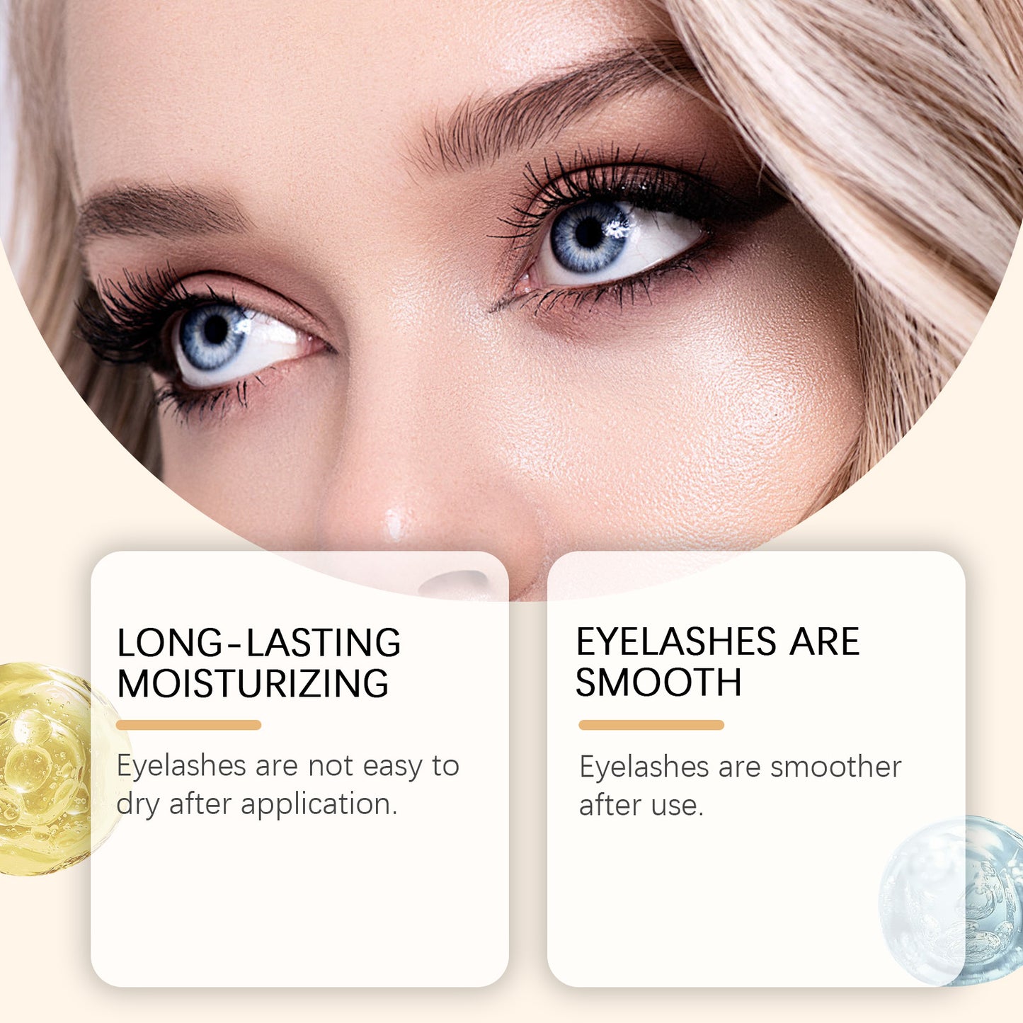 OUHOE Mascara Serum – Gentle, Nourishing, for Curled, Lengthened & Natural Lashes. Daily, Portable, Long-Wearing Lash Care
