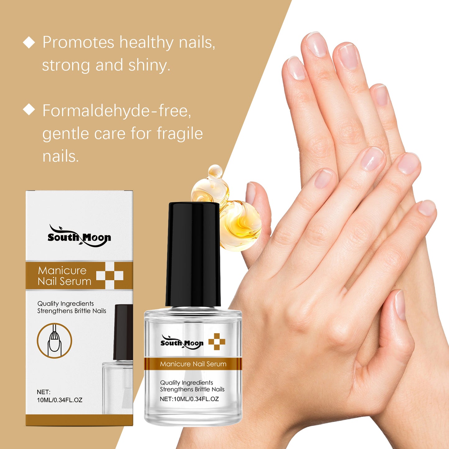 South Moon Nail Nutrient – Gently Cleans Cuticles, Nourishes & Conditions. For Hand & Foot Nail Care