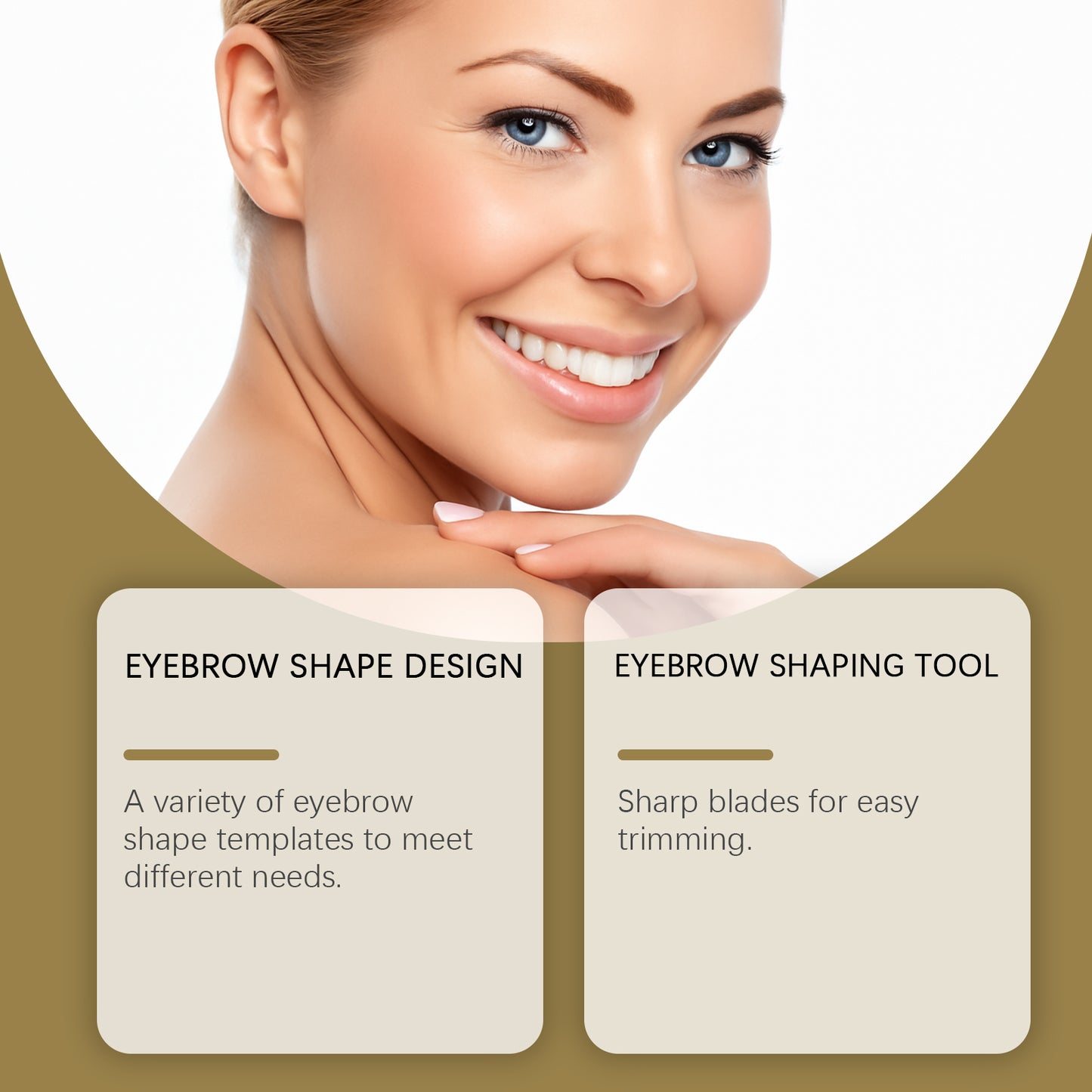 TORVIKX Eyebrow Stamp Stencil Kit – Lazy-friendly Brow Filling, Waterproof & Sweatproof!